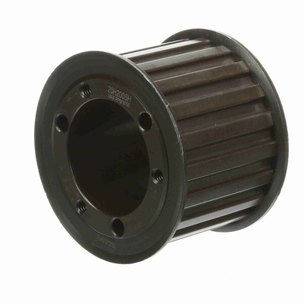 Steel Bushed Bore Gearbelt Pulley, 20H200SH